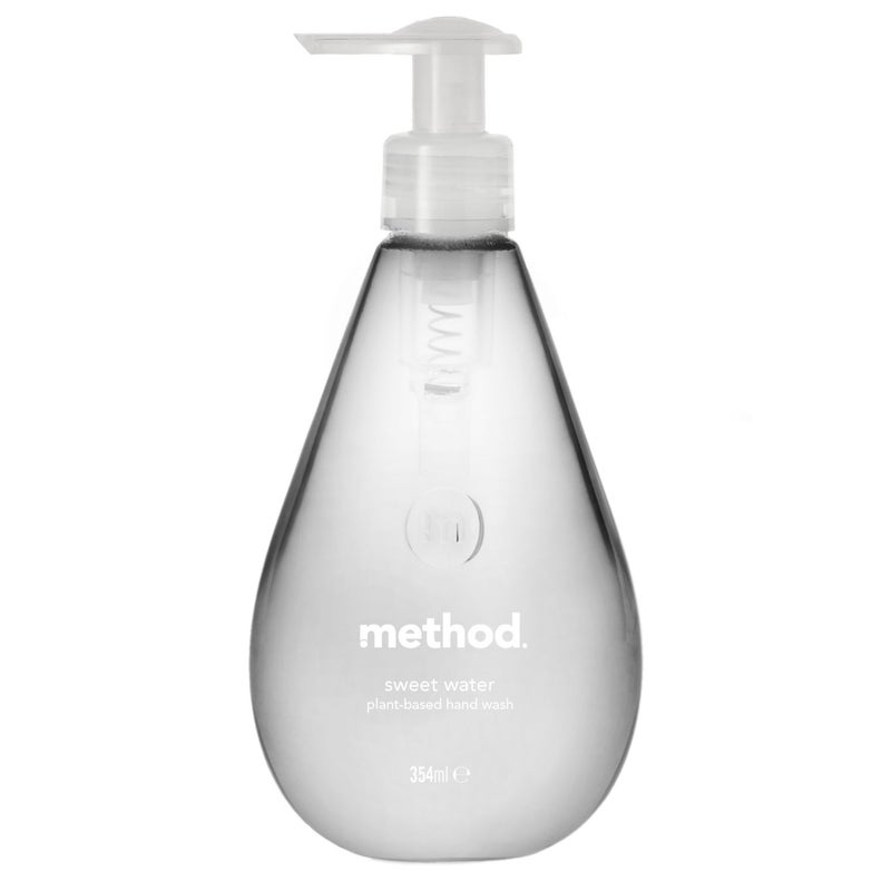 Method Hand Wash Gel Soap, Softens & Cleans Hands, Moisturizing Formula, Sweet Water Citrus & Jasmine Scent - 354 ml - Image 1
